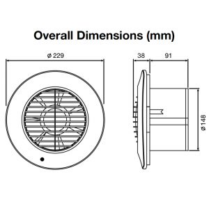 DXR150R dimensions