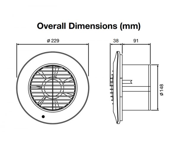 DXR150R dimensions