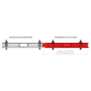 Expella Shadowline Wall Extension Kit