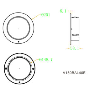 under eave vent dimensions