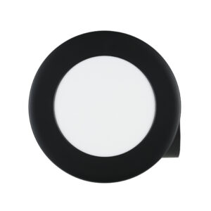 Eglo Samba Exhaust Fan with CCT LED Light 150mm Round in Black Fascia
