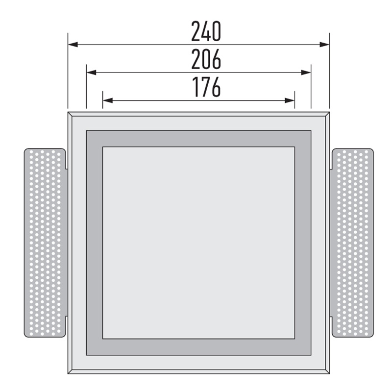 ergorvent kvadro 100/125 dimensions - 1