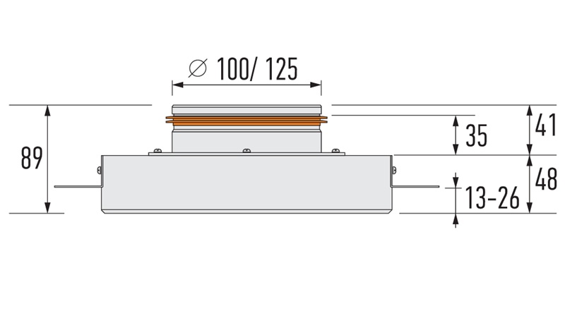 ergorvent kvadro 100/125 dimensions - 3